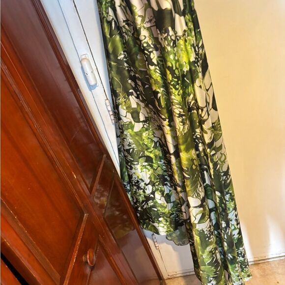 Carolina estefan The Aire Skirt flowy high split dress maxi bottom floral - Picture 3 of 9